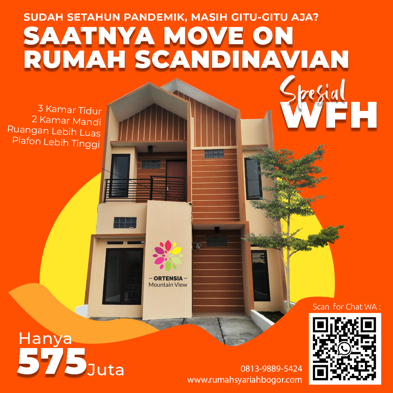 Mengenal Rumah Scandinavian Spesial WFH di Ciomas Bogor