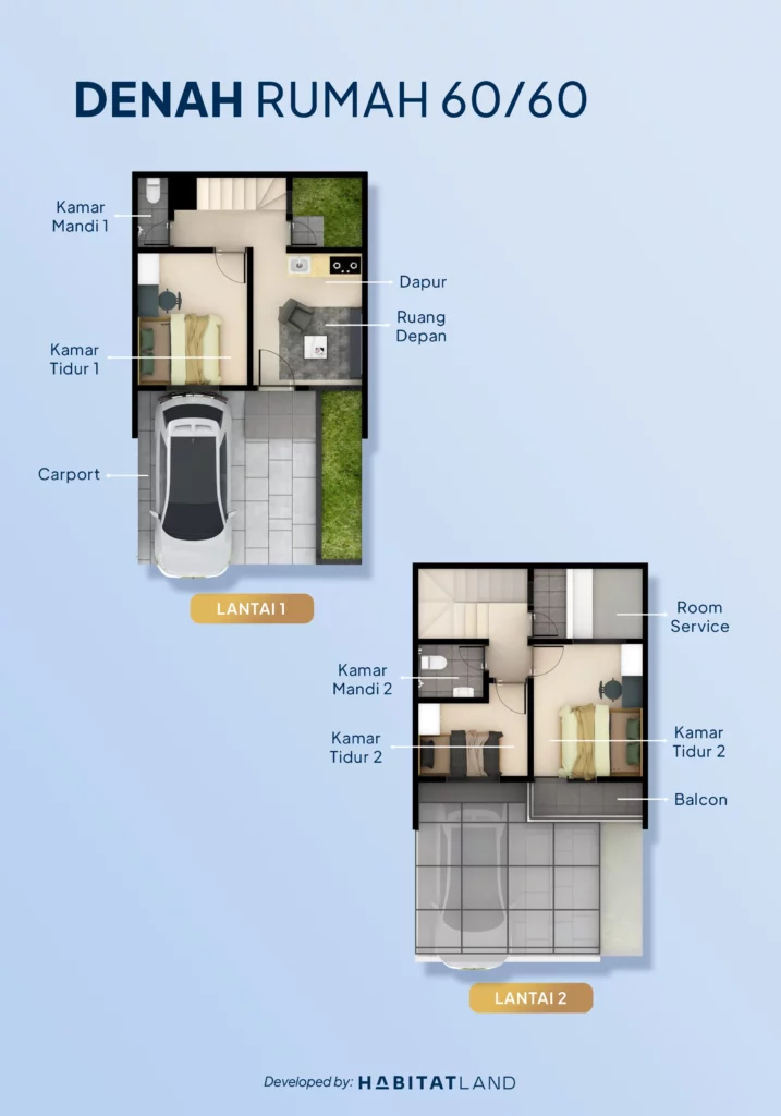 jual rumah di gunung batu rumah kost hegarmanah habitat