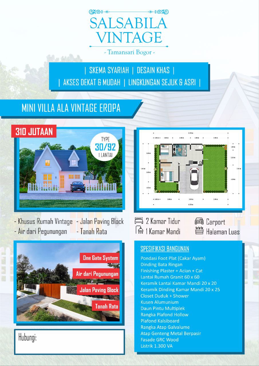 jual rumah syariah murah bogor