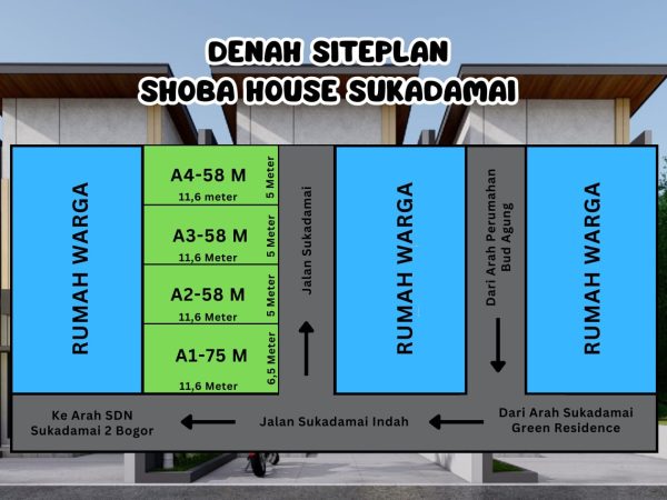 siteplan shoba house sukadamai
