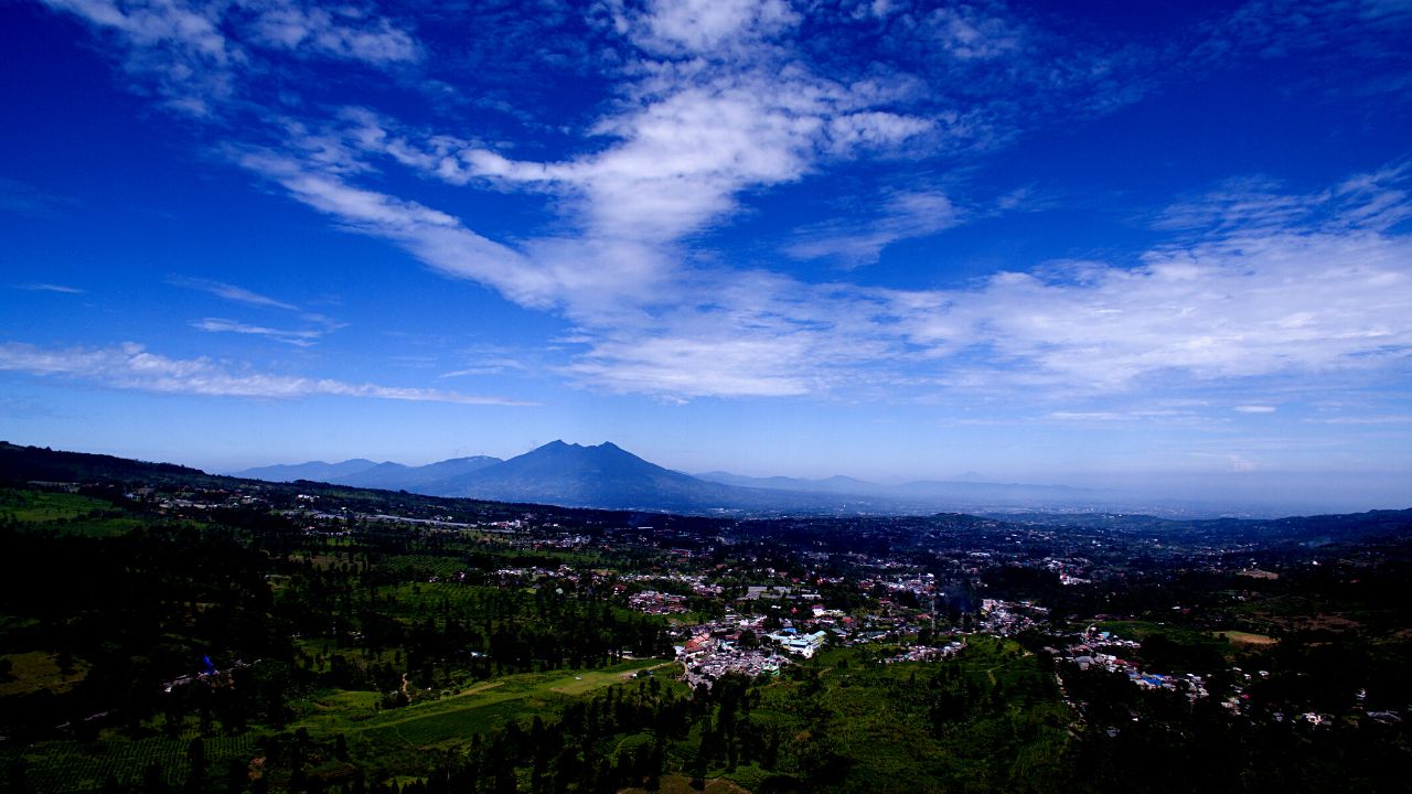 suasana wisata puncak bogor